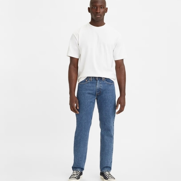 Levi’s® Men's 505™ Straight Regular Fit Jeans - Picture 1 of 9